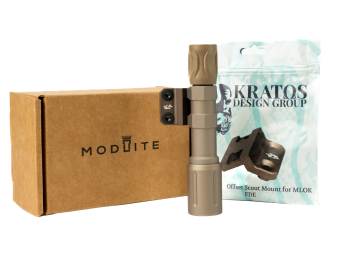 COMBO: Modlite FUEL 18650 Rifle Light Package w/ Kratos Ruggedized Mount