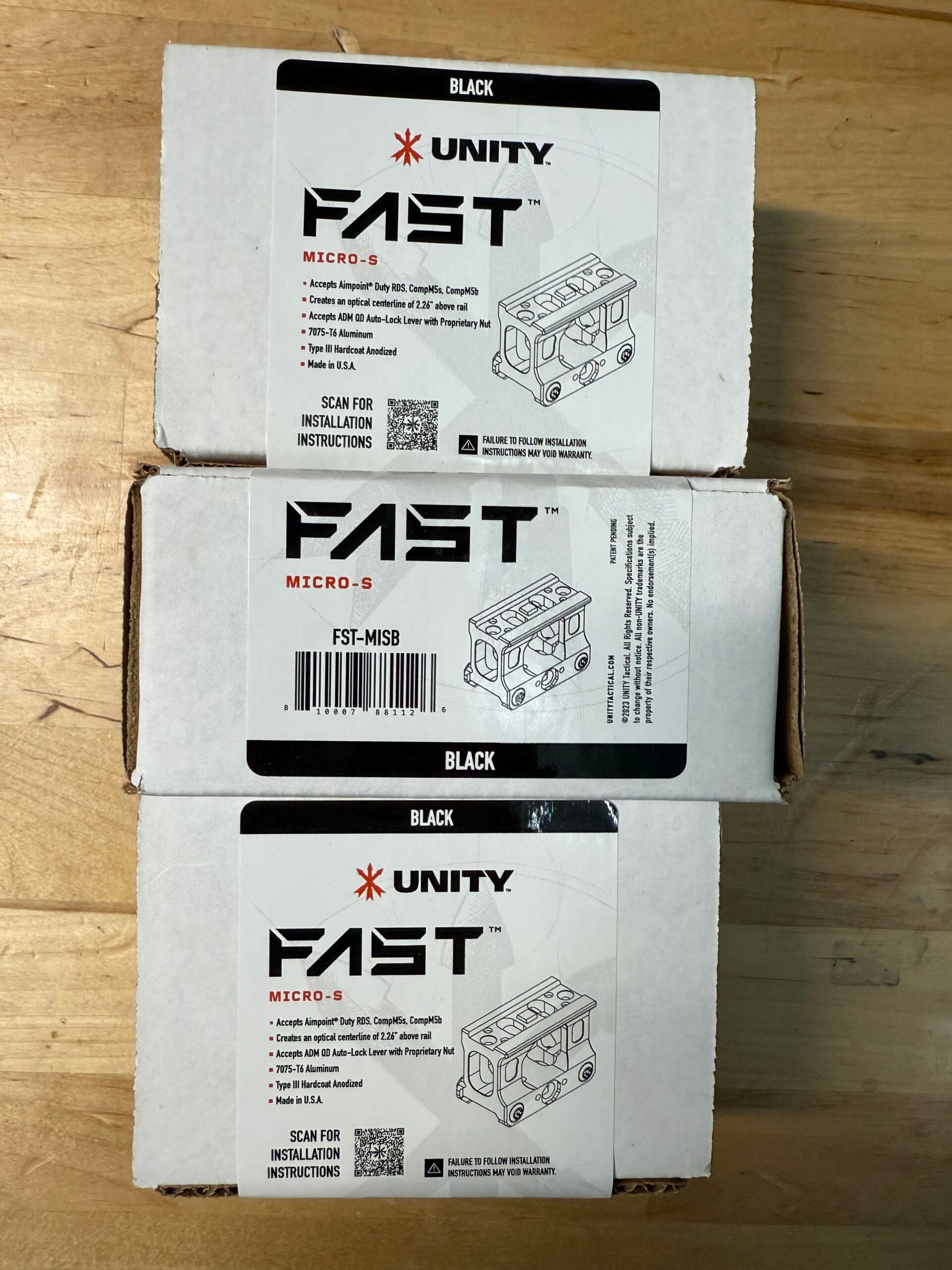LE Trade-In: Unity FAST Mount Aimpoint Micro-S (COMP M5/Duty RDS)