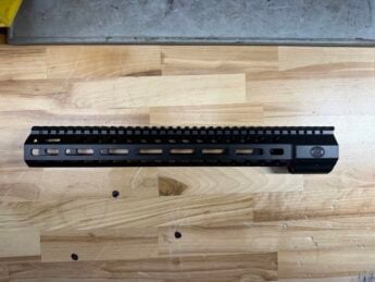 Surplus: New, Wedgelock Handguard 14.625" MLOK, Black